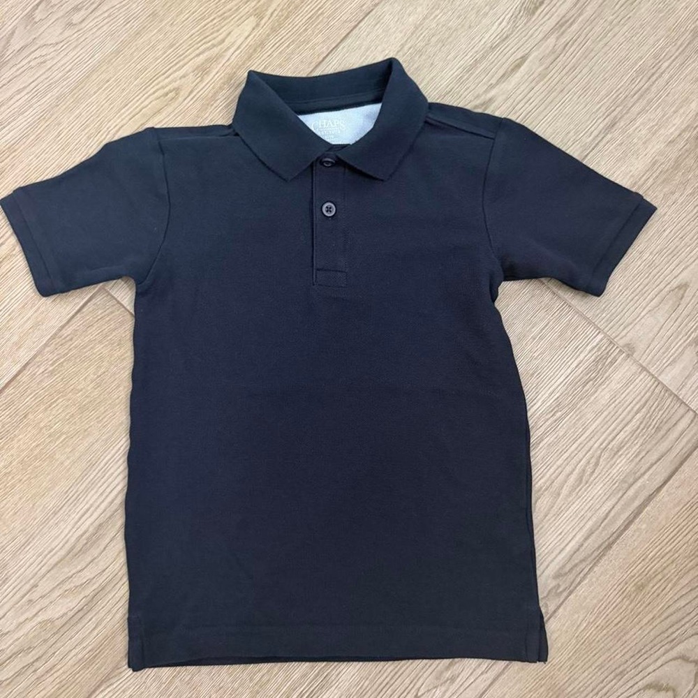 Boys Chaps by Navy polo shirt size XS 6/7
